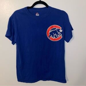 Chicago Cubs Majestic Womens Size Small Short Sleeve, Almora Jr, Number 5
